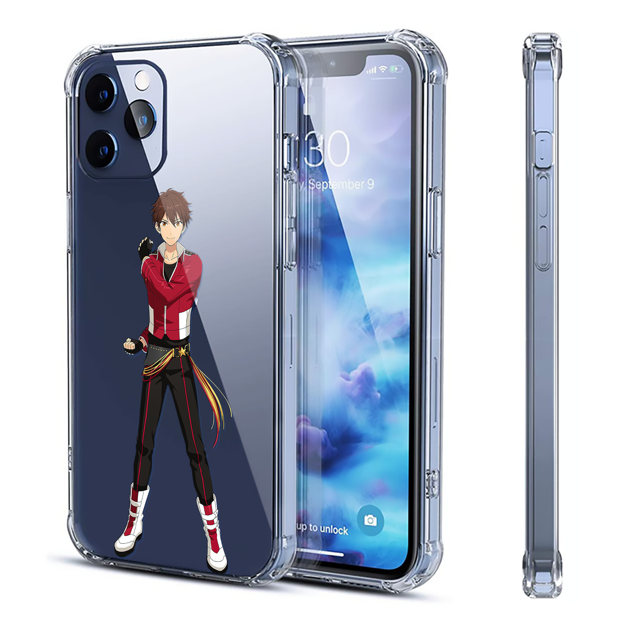 （画像用） あんさんぶるスターズ! Ensemble Stars 【iPhone 12シリーズ対応】透明スマホケース（クリアソフトケース）